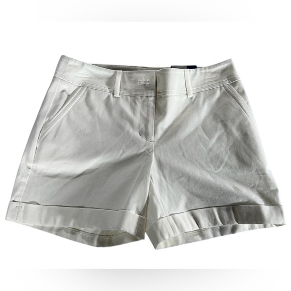 Apt 9 Torie Mid-rise Women's White Shorts. NWT size 4 - Picture 1 of 6